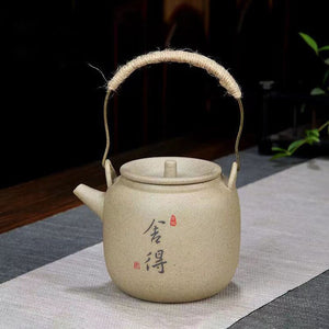 New Rough Pottery Tea Set Large Capacity Lifting Beam Pot Ceramic Cup Glass Teapot Teapot Shu Puer Kettles Mugs Coffee Cups Mug acacuss