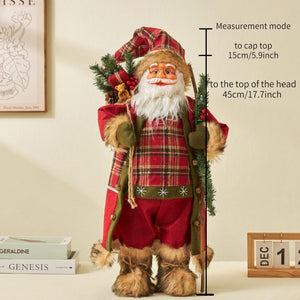 2024 New Year Big Santa Claus Doll Children Xmas Gift Christmas Hat Decorations for Home Wedding Party Supplies Ornaments acacuss