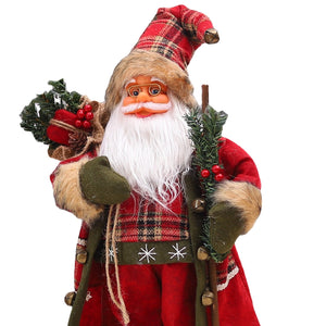 2024 New Year Big Santa Claus Doll Children Xmas Gift Christmas Hat Decorations for Home Wedding Party Supplies Ornaments acacuss