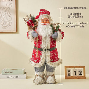 2024 New Year Big Santa Claus Doll Children Xmas Gift Christmas Hat Decorations for Home Wedding Party Supplies Ornaments acacuss