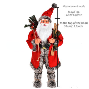 2024 New Year Big Santa Claus Doll Children Xmas Gift Christmas Hat Decorations for Home Wedding Party Supplies Ornaments acacuss