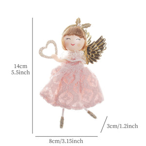 2024 New Year Gift Cute Christmas Angel Doll Xmas Tree Ornament Noel Deco Christmas Decoration for Home Natal Navidad 2023 Decor acacuss