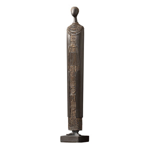 Nordic Abstract African Figures Resin Statue and Sculpture Creative Living Room TV Cabinet Art Decoration Home Decor acacuss