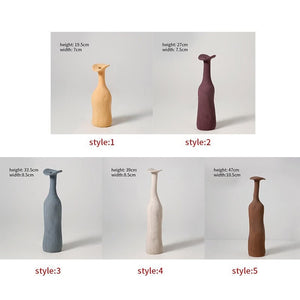 Unique Handmade Nordic Colorful vase for Bookshelf Home Decor or housewarming new home gift - ACACUSS