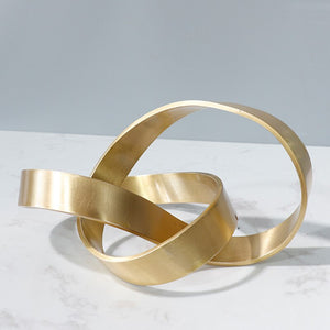 Nordic Home Decorations Accessories Modern Minimalist Metal Hollow Twisted Abstract Art Iron Living Room Desk Table Ornaments acacuss