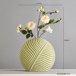 Nordic Modern Home Decor Ceramic Flower Vases Decor Living Room Interior Tabletop Vase Creative Arts Accessories Decorative acacuss