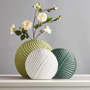 Nordic Modern Home Decor Ceramic Flower Vases Decor Living Room Interior Tabletop Vase Creative Arts Accessories Decorative acacuss