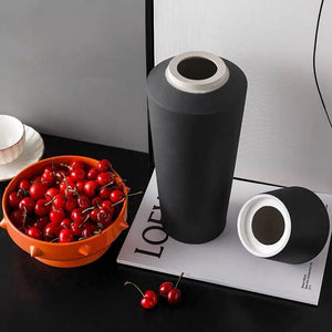 Nordic Modern Semi-manual Ceramic Vase Living Room Coffee Table Decoration Home Decoration Creative Vase Small Gift Deco Maison acacuss