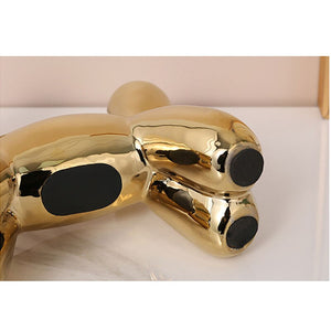 Nordic Style Ceramic Handicraft Balloon Dog Piggy Bank Home Decoration Entrance Living Room TV Cabinet Ornament Children's Gift acacuss
