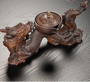 ACACUSS Oriental Dragon TeaPot | Chinese Vintage Tea Set | Tureen Tea Cups | Kungfu Tea | Tea Art | Antique Tea Set - ACACUSS