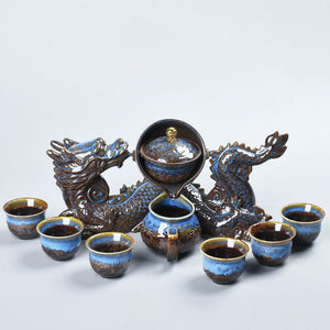 ACACUSS Oriental Dragon TeaPot | Chinese Vintage Tea Set | Tureen Tea Cups | Kungfu Tea | Tea Art | Antique Tea Set - ACACUSS