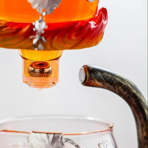 ACACUSS Oriental Dragon Tea Set Infuser | Chinese Vintage Tea Set | Tureen Tea Cups - ACACUSS