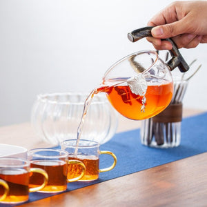 ACACUSS Oriental Dragon Tea Set Infuser | Chinese Vintage Tea Set | Tureen Tea Cups - ACACUSS