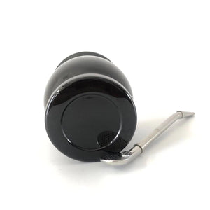 Original Yerba Mate Ceramic Cups Argentina Gourds Natural Shape With Straw Stainless Steel Mug 200ML acacuss