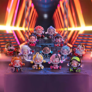 POP MART Skullpanda City of Night Series Blind Box 1PC/12PC Birthday Gift Kid Toy Mystery Box acacuss