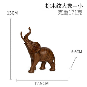 Painting Art Elephant Sculptures Modern Figurines Home Decoration Resin Animal Statue Nordic LivingRoom Interior Decor Girl Gift acacuss