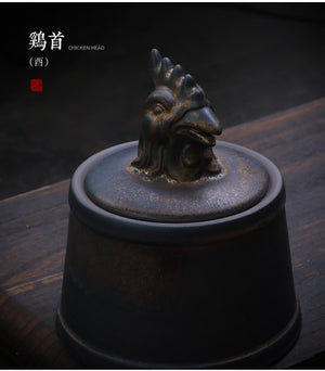 Pet Ashes Cremation Holder Urns Dog Cat Memorial Casket Animal Funeral Keepsake 500g Large Capacity Pig Horse OX Caskets Copper acacuss