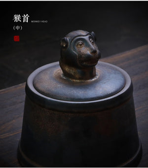 Pet Ashes Cremation Holder Urns Dog Cat Memorial Casket Animal Funeral Keepsake 500g Large Capacity Pig Horse OX Caskets Copper acacuss