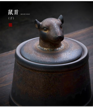 Pet Ashes Cremation Holder Urns Dog Cat Memorial Casket Animal Funeral Keepsake 500g Large Capacity Pig Horse OX Caskets Copper acacuss