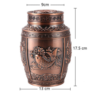 Pet Memorial Keepsake Urns Container For Ashes Coffin Box Urns For Human Ashes Metal Cremation Urns Small Animal Urn Funeral acacuss