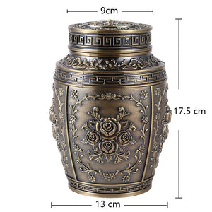 Pet Memorial Keepsake Urns Container For Ashes Coffin Box Urns For Human Ashes Metal Cremation Urns Small Animal Urn Funeral acacuss