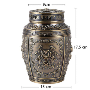 Pet Memorial Keepsake Urns Container For Ashes Coffin Box Urns For Human Ashes Metal Cremation Urns Small Animal Urn Funeral acacuss