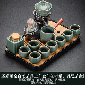 Porcelain Chinese Ceremony Tea Set Bowl Accessories Pair 6 Persons Tool Tea Set Luxury Chinese Style Taza Mate Tableware AB50TS acacuss