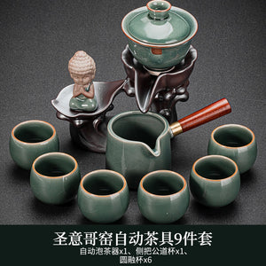 Porcelain Chinese Ceremony Tea Set Bowl Accessories Pair 6 Persons Tool Tea Set Luxury Chinese Style Taza Mate Tableware AB50TS acacuss