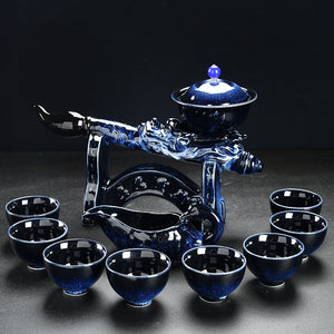 Porcelain Gaiwan Chinese Tea Set Complete Set Puer Chinese Portable Tea Set Luxury Vintage Juego De Te Tea Ceremony acacuss