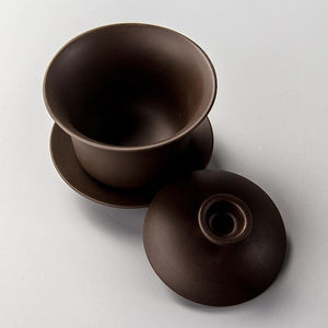 Porcelain Gaiwan Solid Color Tea Bowl with Saucer Lid Kit Master Tea Tureen Teaware Drinkware Decor Chinese Kung Fu Tea Set acacuss