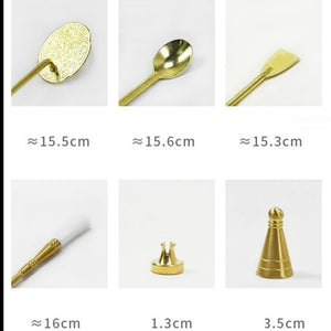 Powder Incense Burner Brass Kit - acacuss