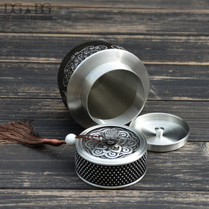 Pure Tin Urn Ashes For Human Large Capacity Cremation Urns Ash Casket Funeral Keepsake Memory Cremation Souvenirs Gift Custom acacuss