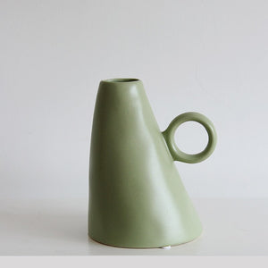 Quiet Wind Morandi Color Ceramic Vase Model Room B & B Cave Camping Wind Decoration Painting Sketch Props acacuss