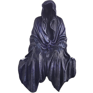 2023 New Reaping Solace The Reaper Sitting Statue Gothic Desktop Resin Black Sculptures For Home Decor Ornament Dropshipping acacuss