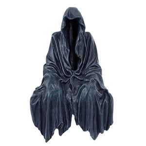 2023 New Reaping Solace The Reaper Sitting Statue Gothic Desktop Resin Black Sculptures For Home Decor Ornament Dropshipping acacuss