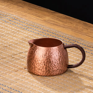 Red Copper Teapot Chinese Tea Ceremony Handmade Pure Tea Kung Fu Tea Copper Teawear Retro Keep In Good Health Tea Kettle acacuss