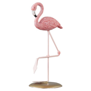 Resin Flamingo Decoration Creative Sculpture Ornament In Living Room Office Desk Gift for Friends Home Decoration acacuss