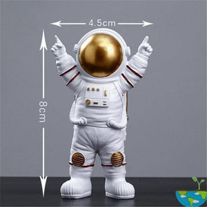 Resin Material Astronauts Ornaments Universal Cell Phone Stand Holder Christmas Gift Toys Home Office Desk Decor Birthday Gifts acacuss