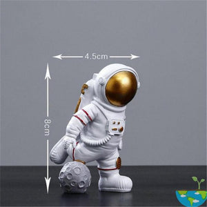 Resin Material Astronauts Ornaments Universal Cell Phone Stand Holder Christmas Gift Toys Home Office Desk Decor Birthday Gifts acacuss