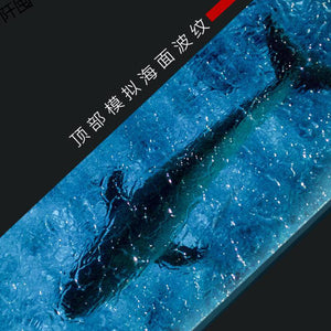 Resin Ocean Blue Whale Epoxy Decoration Diver Desktop Handicraft Creative Birthday Gift acacuss
