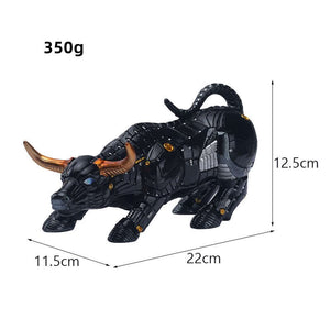 Resin Statue Animal Bitcoin Bull Nordic Abstract Ornaments For Figurines For Interior Sculpture Room Home Decor acacuss