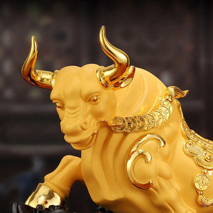 Resin Wall Street Bull Statue,modern art sculpture,European-style home auspicious animal decoration accessories,Best Gift acacuss