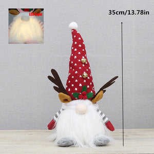 Retractable Xmas Reindeer Doll christmas decoration Navidad Figurine New Year Elk Toys Kid Xmas Gift Christmas tree Ornaments acacuss