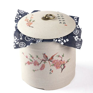 Retro Ceramic Storage Jars Household Tea Cans Moisture-proof Sealed Jars Household Living Room Tea Table Decoration Tea Sets acacuss