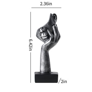 Retro Thinker Desk Accessories Human Face Ornaments for Home Sculptures & Figurines Room Decoration Aesthetic Collectible Crafts acacuss