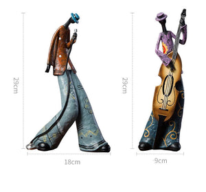ACACUSS Rock Band Music Art Character Model Statue Creative Living Room Decoration Wine Cabinet Ornaments Figurine Resin Craft Supplies - ACACUSS