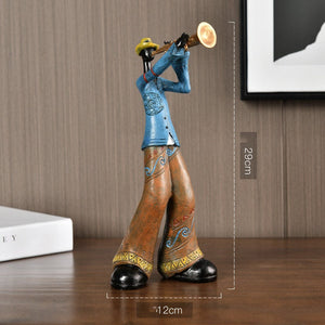 ACACUSS Rock Band Music Art Character Model Statue Creative Living Room Decoration Wine Cabinet Ornaments Figurine Resin Craft Supplies - ACACUSS