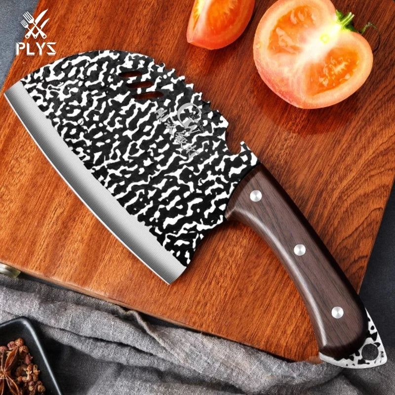1pc Sharp and Durable Forged Small Kitchen Knife Meat Cleaver- Perfect for  Meat Cutting