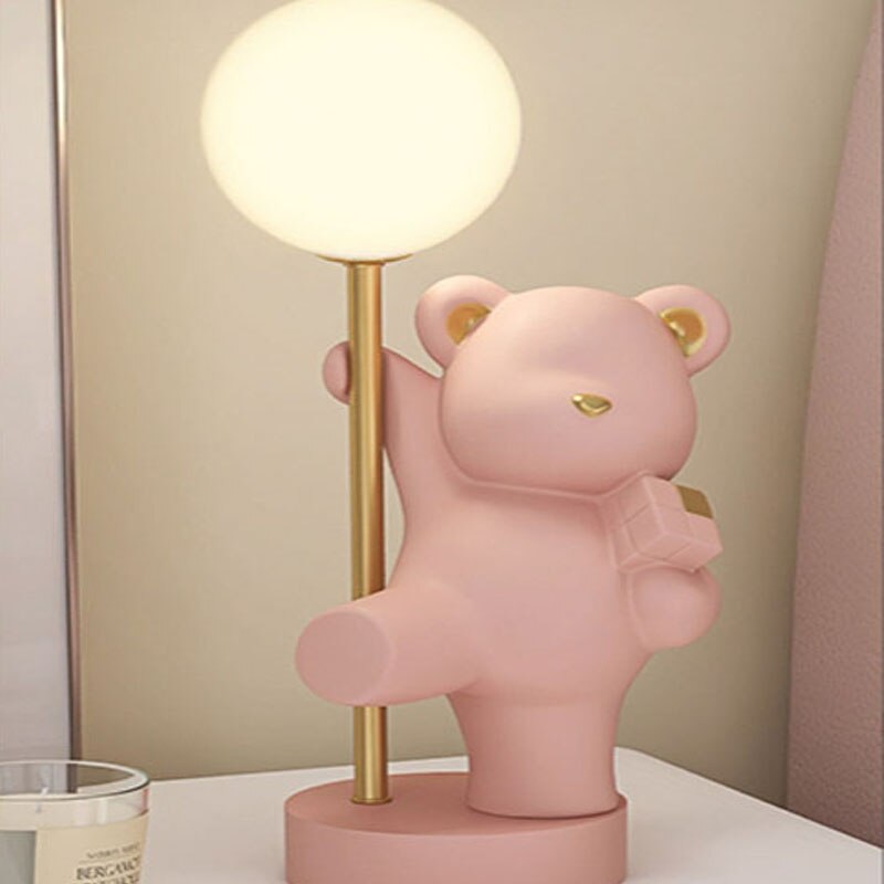 Nordic Kaninchen Tisch Lampe Luxus Geburtstag Hochzeit Geschenk Nachthimmel Ins Niedlichen Häschen Schlafzimmer Dekoration LED Atmosphäre Nachtlicht