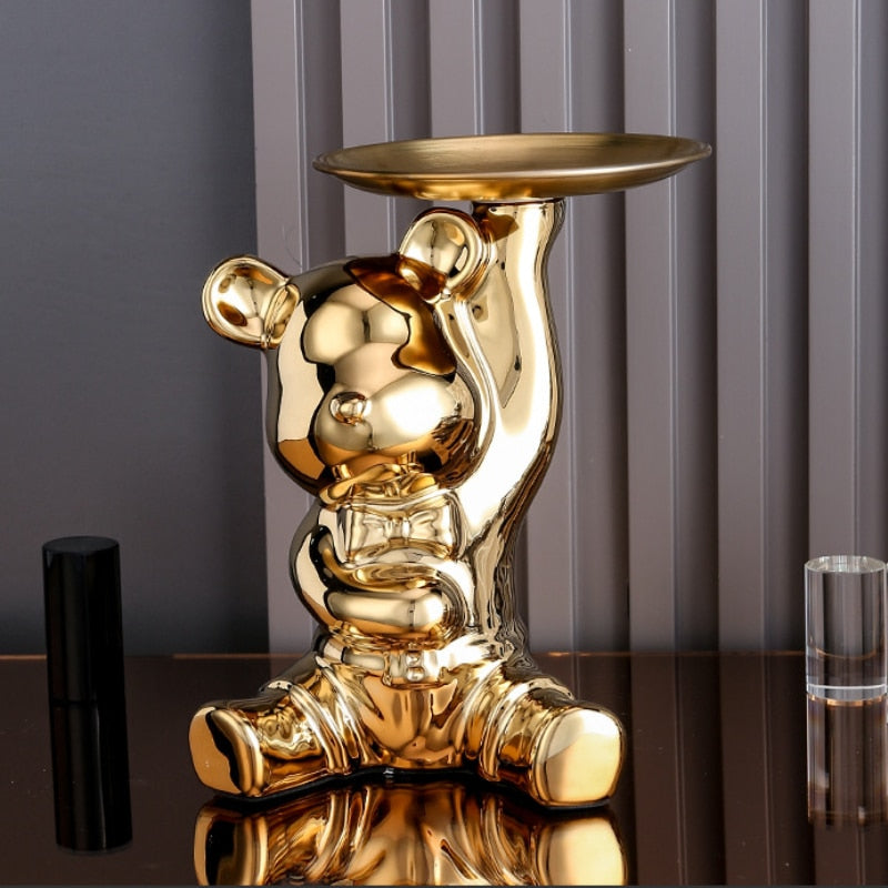 Leichte Luxusornamente, gewalttätige Bärenpuppen, kleine Ornamente, Wohnzimmer-TV-Schrank-Cartoon-Statuen, Weinschrankdekorationen.